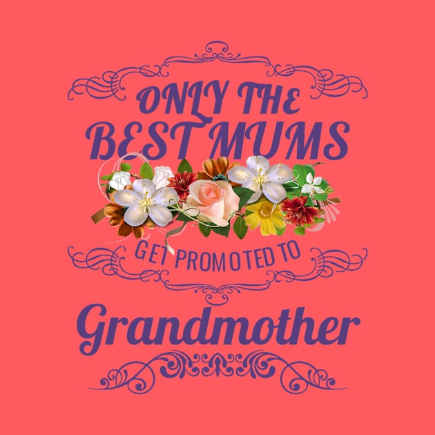 Only The Best Mums Get Promoted To Grandmother Gift by HT_Merchant