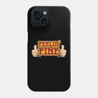 'Groovy Feeling Fine 70s Retro' Awesome 70s Vintage Phone Case