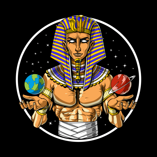 Space Egyptian Pharaoh by underheaven