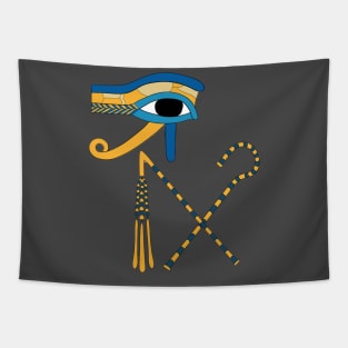 Pharaonic Instrument Design Tapestry