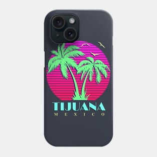 Tijuana Mexico Palm Trees Sunset Phone Case