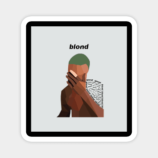 Blonde Poly art Magnet