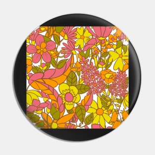 Rhiannon spring floral vintage Pin