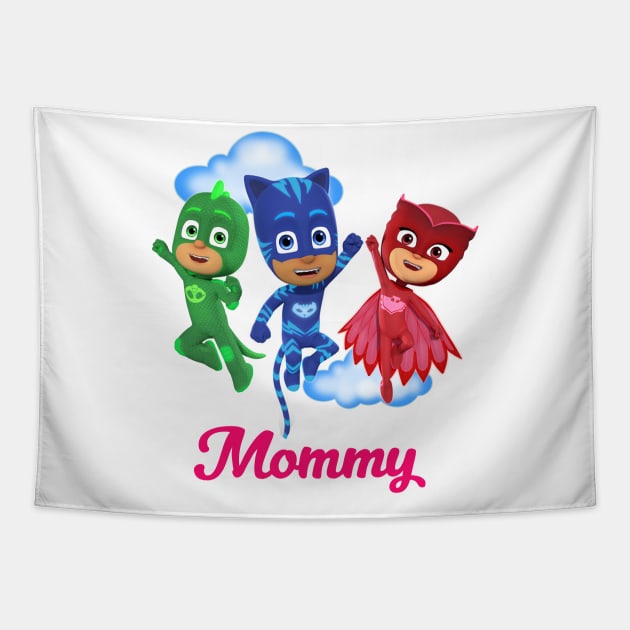 Pj Masks Tapestry by SusieTeeCreations