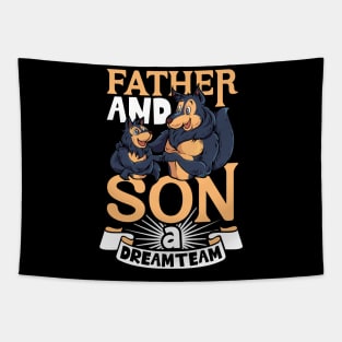 The dream team - father and son Tapestry