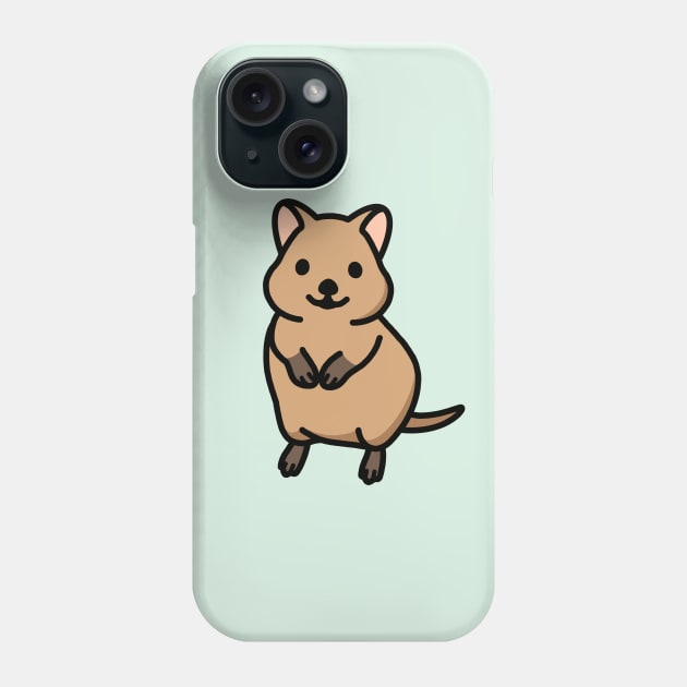 Quokka Phone Case by littlemandyart