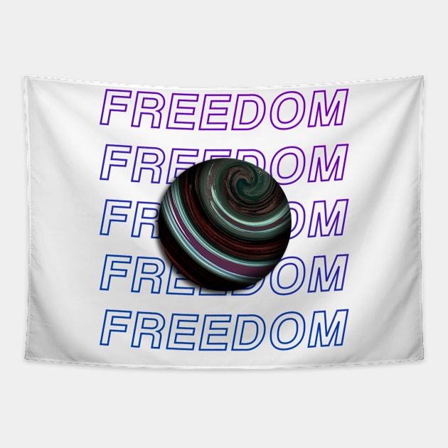 Freedom! Tapestry by Why.id