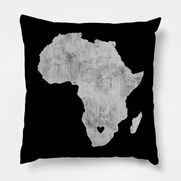 I <3 South Africa Pillow by MellowGroove