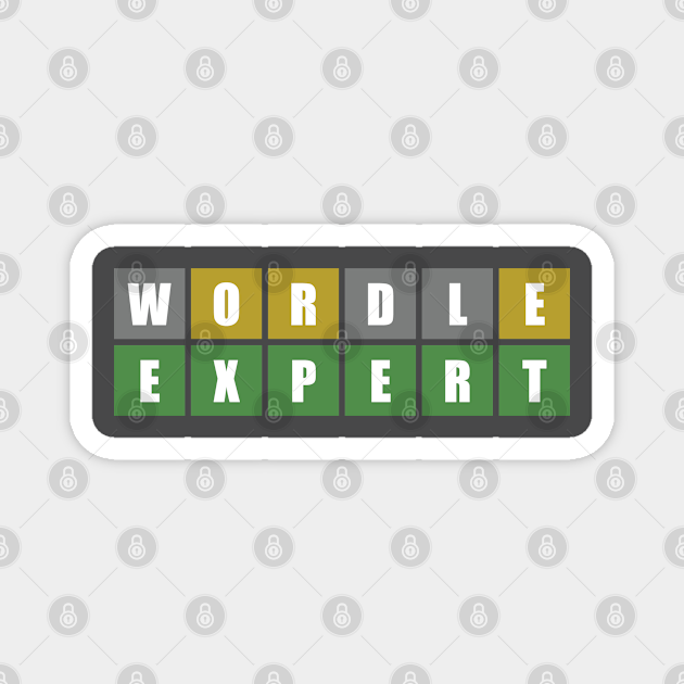 Wordle Expert, green yellow gray grey, Wordle TeePublic