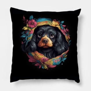 Dog In Pocket Funny Puppy For Dog Lovers Pillow