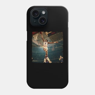 Julius Erving Flying High in 1974 Phone Case