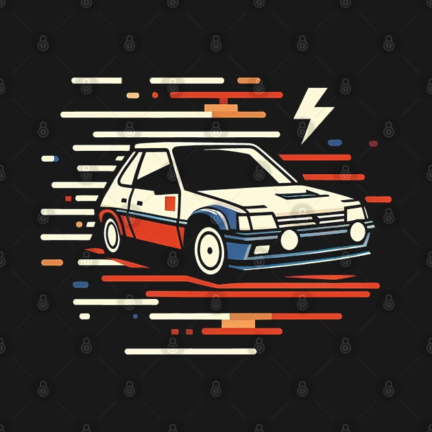 Peugeot 205 Rally Car by TaevasDesign