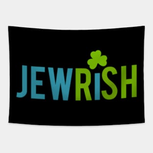 Jewish St Patricks Day Shamrock Jewish Irish Tapestry