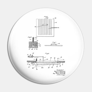 Water Jet Propelled Vintage Patent Hand Drawing Pin