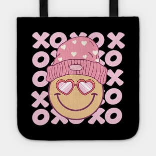 Smile Face Smiley XOXO Valentines Day Tote