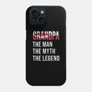 Grand Father Greenlandic Grandpa The Man The Myth The Legend - Gift for Greenlandic Dad With Roots From  Greenland Phone Case