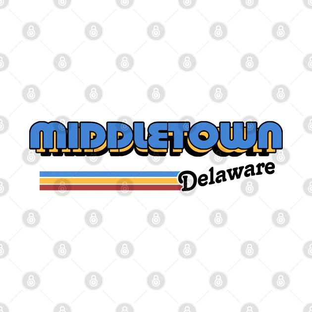 Middletown, Delaware / / Retro Styled Design by DankFutura