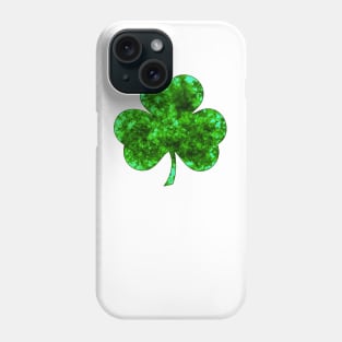 St Patricks Day Shamrock - Neon Green Phone Case