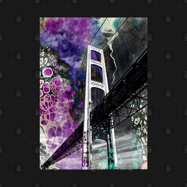 "The Mighty Mac #2" - Michigan Fluid Art Series by Colette22