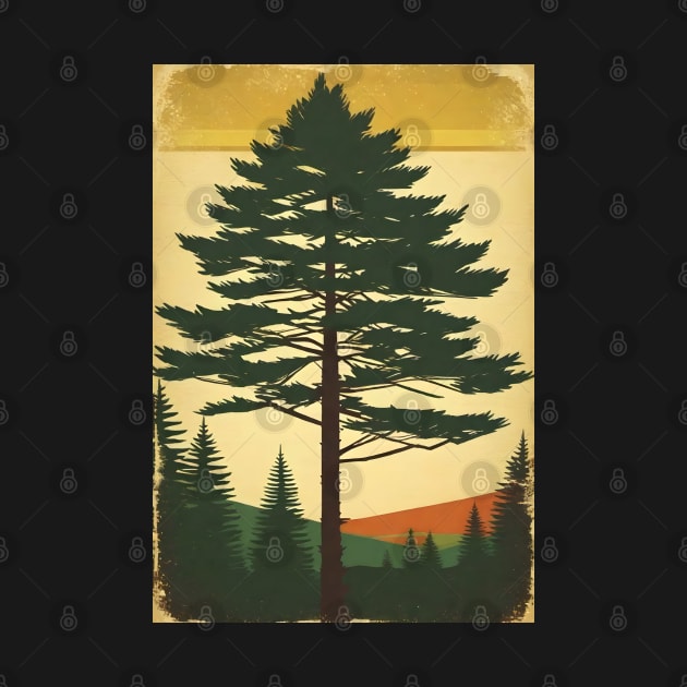 one pine vintage style by Tree Tees