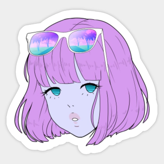 Aesthetic Girl Stickers, Unique Designs