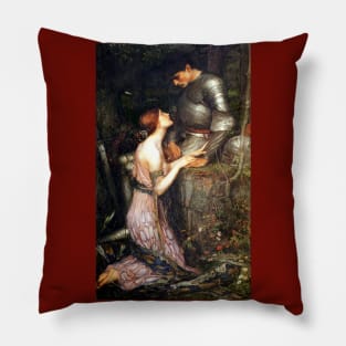 Lamia and the Soldier - John William Waterhouse Pillow