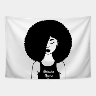 Melanin queen art Tapestry