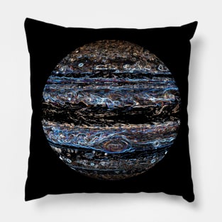 Neon Jupiter Pillow