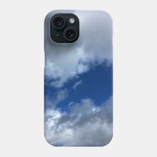 Fluffy Clouds On a Sunny Day Phone Case