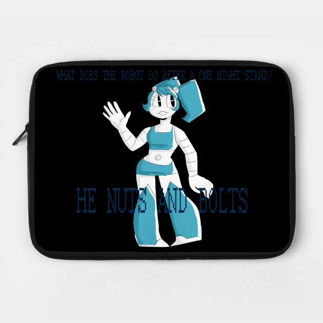 What Does A Robot Do In A One Night Stand Xj9 Laptop Case Teepublic Au