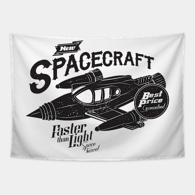 On sale; Spacecraft! For Planet hoppers and space astronomy fans. Tapestry by BecomeAHipsterGeekNow
