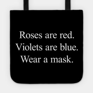 Wear a Mask Poem Tote