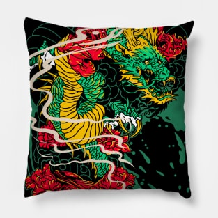 Chinese Dragon Pillow