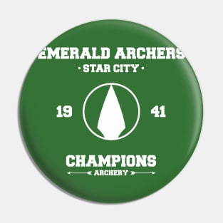 Emerald Archers Pin