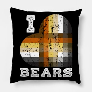 I Love Bears for Gay Bears and Bear Admirers or Chasers | BearlyBrand Pillow