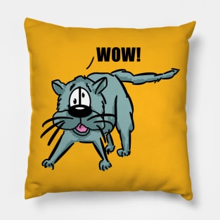 Blue Cat Pillow