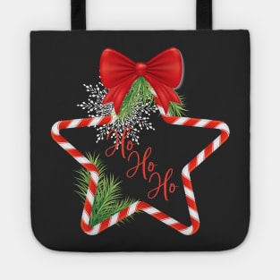 Candy Cane Star Tote