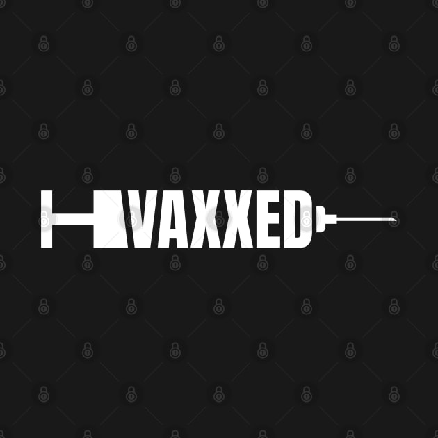 Vaxxed Syringe White by Shinsen Merch