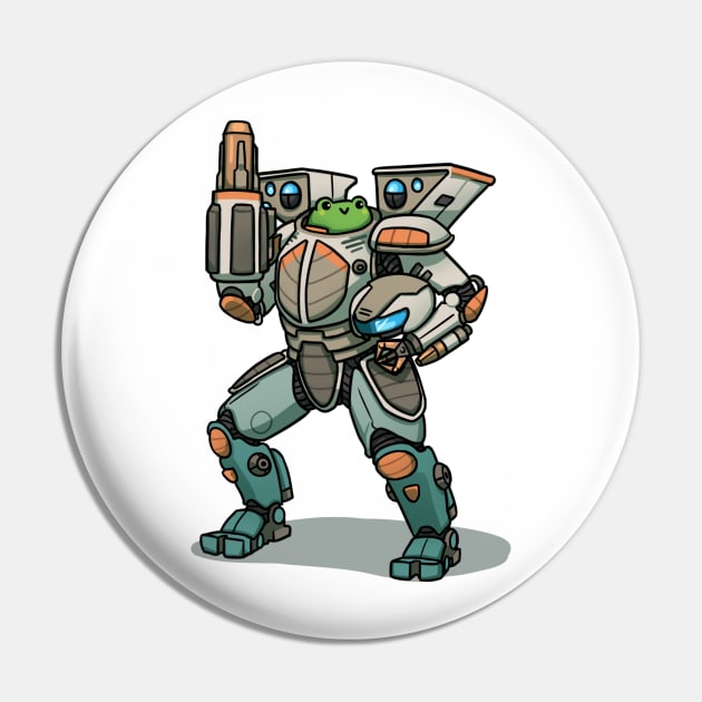 Official MechFrog Avatar Shirt Pin by Mechanical Frog