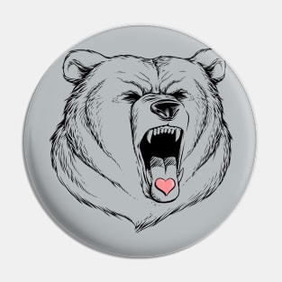 Universal Language Bear Love Pin