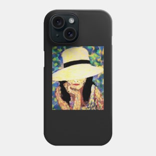 Girl in a Hat / Digital Painting Phone Case