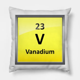 Vanadium Element Symbol - Periodic Table Pillow