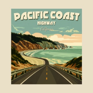 Pacific Coast Highway Vista T-Shirt