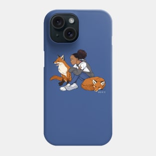 Abigail and the foxes Phone Case