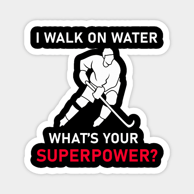 Ice Hockey Player Ice Hockey Ice Hockey Magnet by wbdesignz