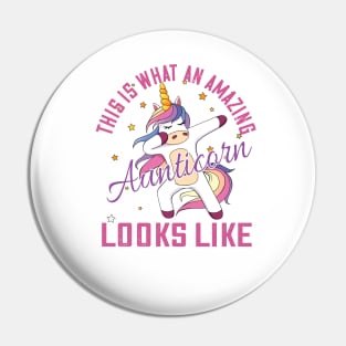 This is what an amazing aunticorn looks like..Cute Aunt gift Pin