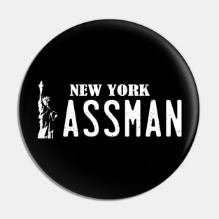 NEW YORK ASSMAN Pin