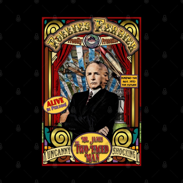 The Two Faced Man Sideshow Poster by ImpArtbyTorg