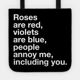 Roses Are Red Tote