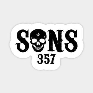 Sons of 357, risen dead, masonic Magnet